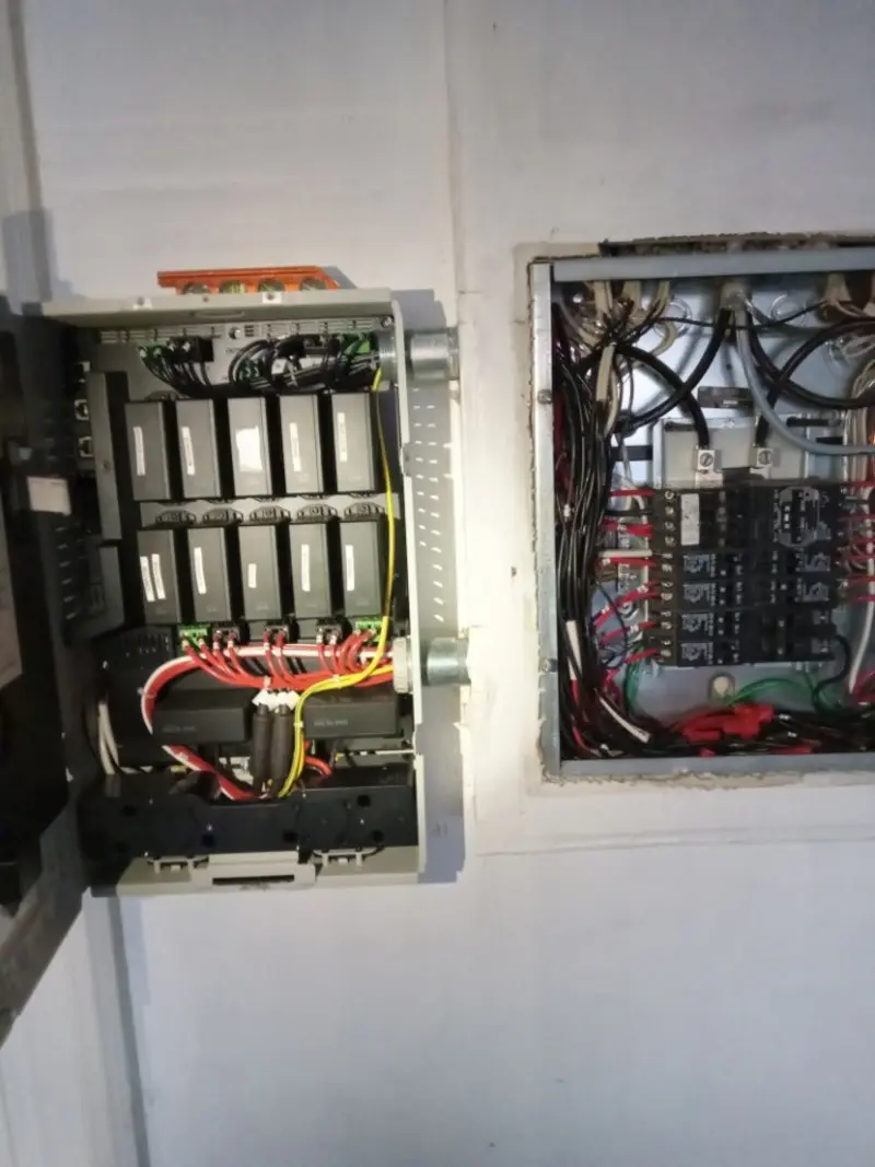 Electrical panel upgrade completed for Ring Doorbell Installation in Erwin